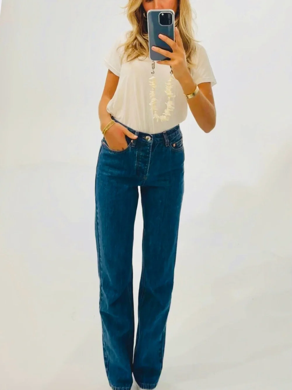 Parke  Straight Leg / High Rise -Medium Wash  Denim Jean Current NWOT SIZE 28